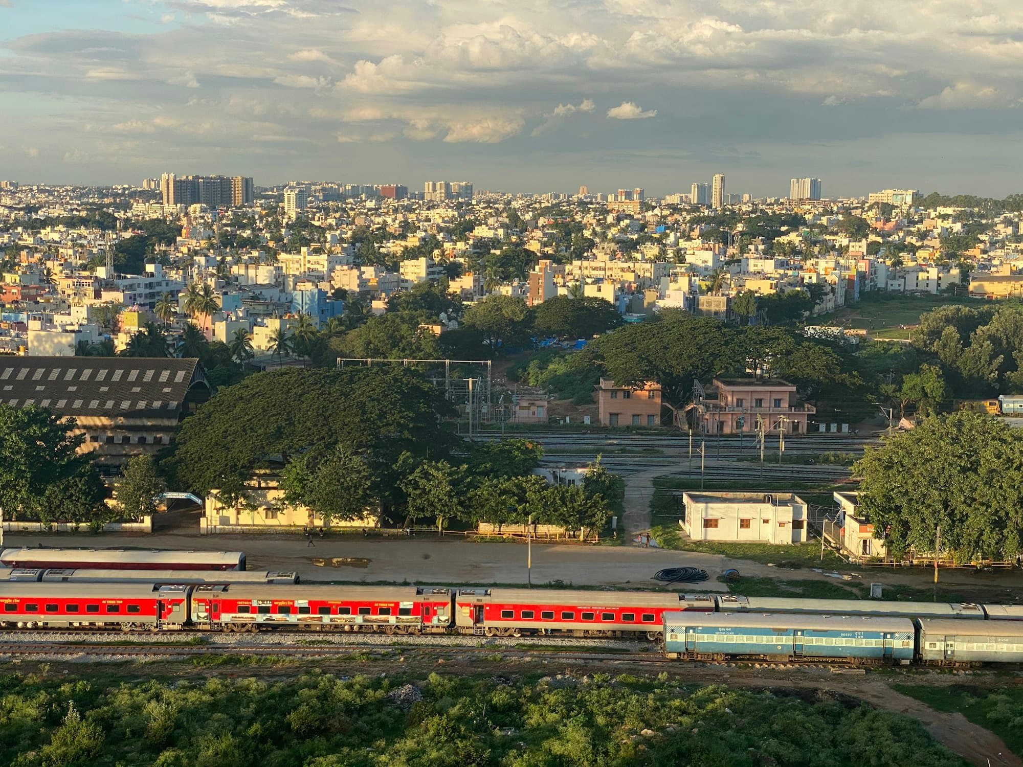 Bangalore city skyline